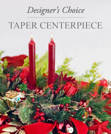 Taper Candle Centerpiece - Designer's Choice