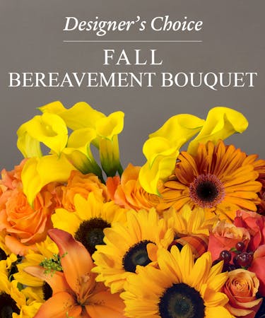 Fall Hues Bereavement Bouquet