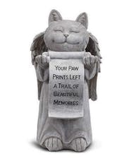 Cat with Memorial Scroll