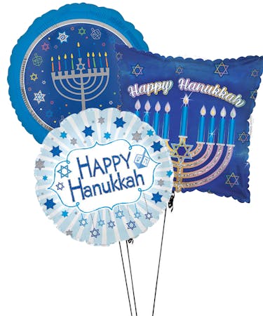 Happy Hanukkah Balloon Bouquet