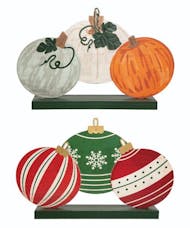 Reversible Pumpkin/Ornament Decor