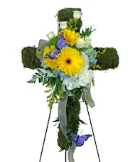 Butterfly Parade Cross Easel - Petite