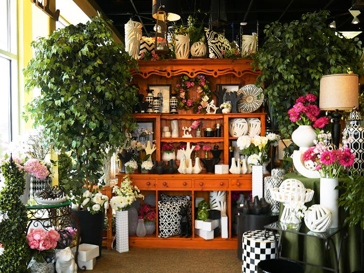 In addition to flowers and plants, McNamara offers a range of gifts and decorations
